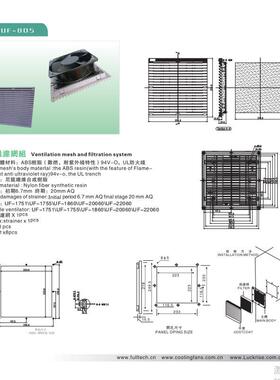 SWI805组风合套过滤防网水防尘装排百叶窗