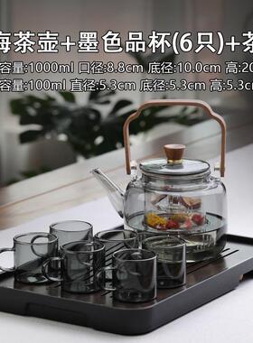 新品玻璃煮壶可明炉火电陶202QXX5新款围炉耐高提梁烧水壶茶养温