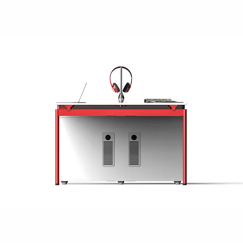 办公室简约员工办公桌新款6人位屏风工位职员电脑桌椅组合带柜子