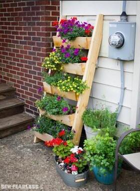 0A实多层花架户木外室内家用阶梯多肉绿店萝阳台WOZ地式落盆架花