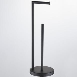 6138多动规183格不锈钢地纸巾架打落卫生间免孔可移简约立式卷纸