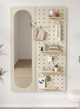 厂金家家用洞板穿衣镜墙XBM一洞体试衣镜玄关壁上挂衣帽架全身镜