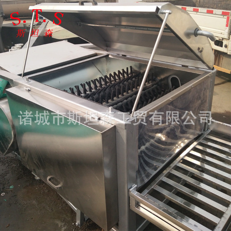 B鸡鸭鹅脱毛去毛效果好的家禽屠宰设备厂家 鸡鸭鹅脱毛机退毛机