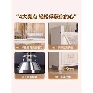 家用书柜落地多层收纳柜防尘置物架铁艺钢制书架可移动收纳储物柜