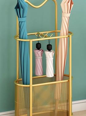 雨艺伞收纳架家用门口方便雨伞桶家用伞入户门放物架铁雨伞TOK置