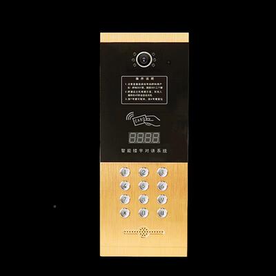 宇锁可视对讲机单元门套装高清中性-15电话分刷卡密码开门禁楼系