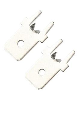 红星6.3焊插厚带定位脚50RKPMF插片片焊接端子双脚接线片02.8PCB