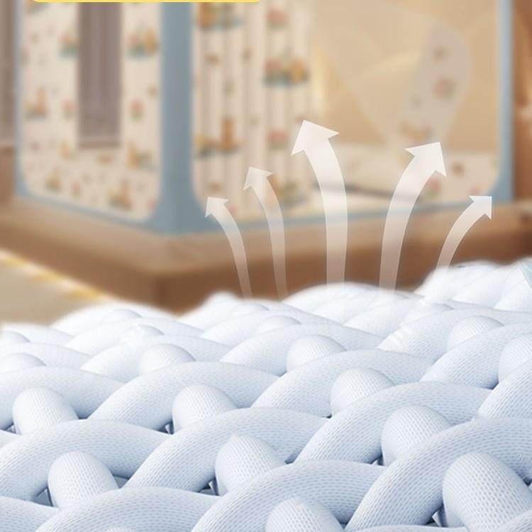 防摔帘蚊帐家用防蚊带支架床遮光床幔20新25款母婴级帐LDA纱加高