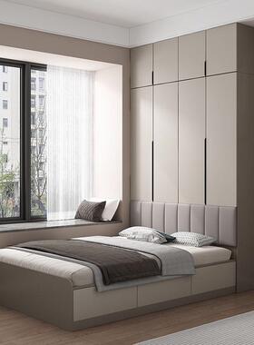 代简约榻榻米床衣柜桌组合房一VGK体儿童整体多功能榻现榻米床