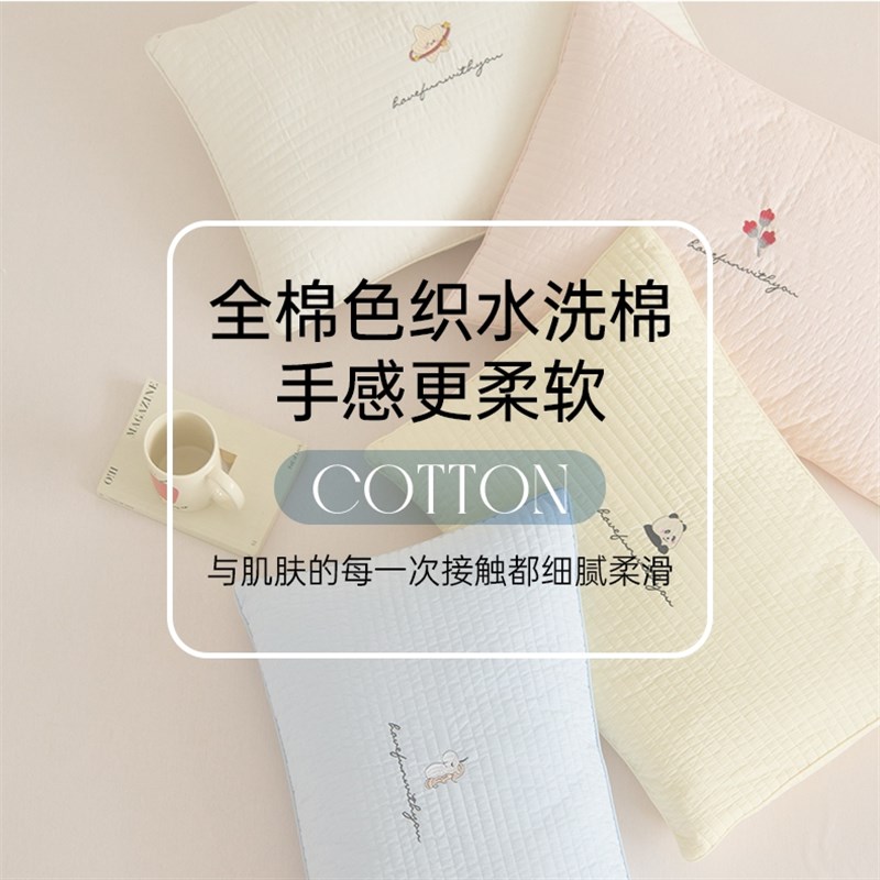 儿童纯棉小枕头6岁以下纯棉枕芯A类宝宝枕睡眠全棉1到3岁可拆洗