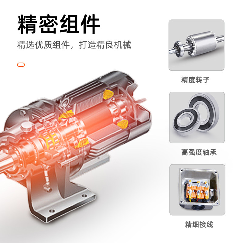 行星摆线针轮减速机小型立卧式齿轮摆针式减速器国标铜芯电机一体