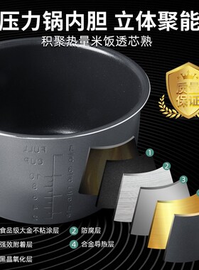 适用于MAZUBA松桥电压力锅5升MPC-CS0512J/PC-MS0504/MS0509内胆