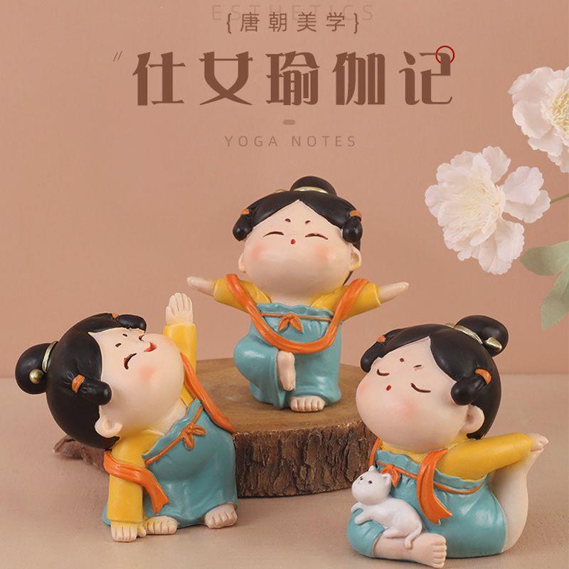古风摆件办公桌唐仕女桌