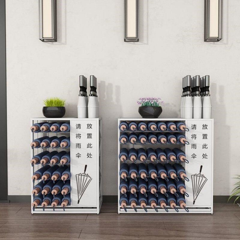 雨伞架收纳架商用家用大堂定制LOGO雨伞架学校教室沥水架