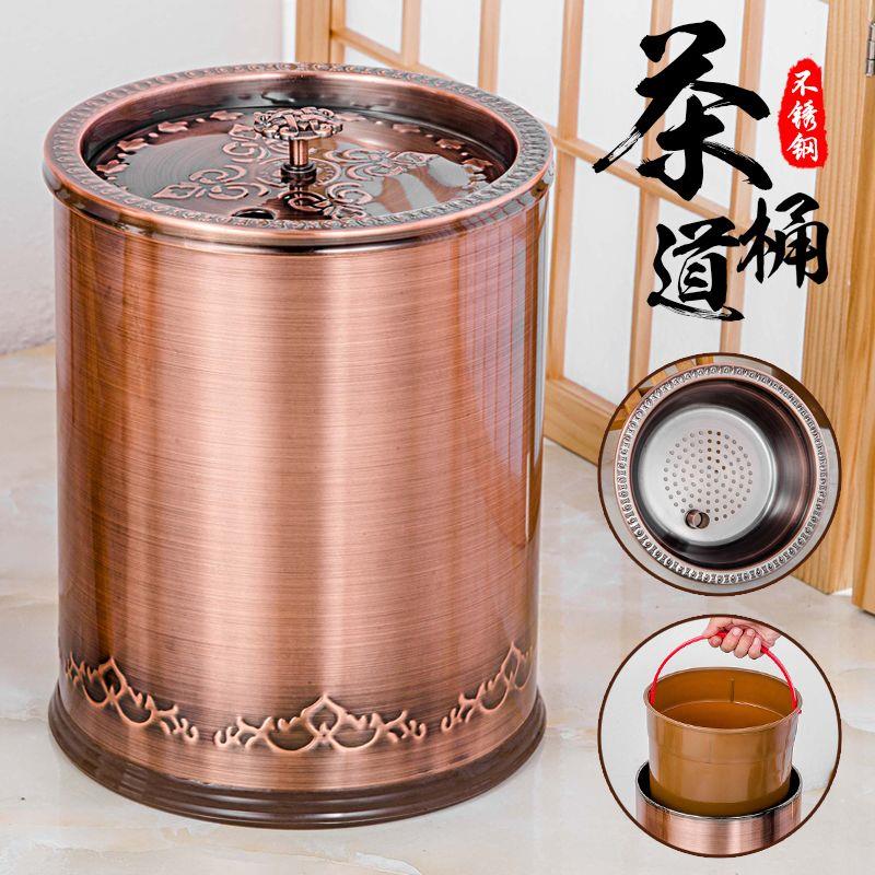 茶渣桶304不锈钢废水桶功