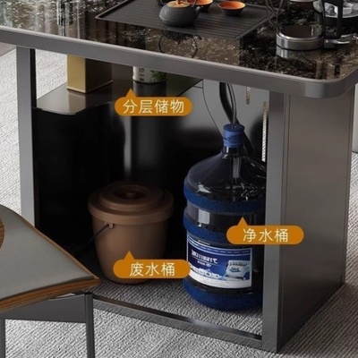 阳台茶桌2025新款高端小户型岩板茶桌椅组合现代简约轻奢家用茶台