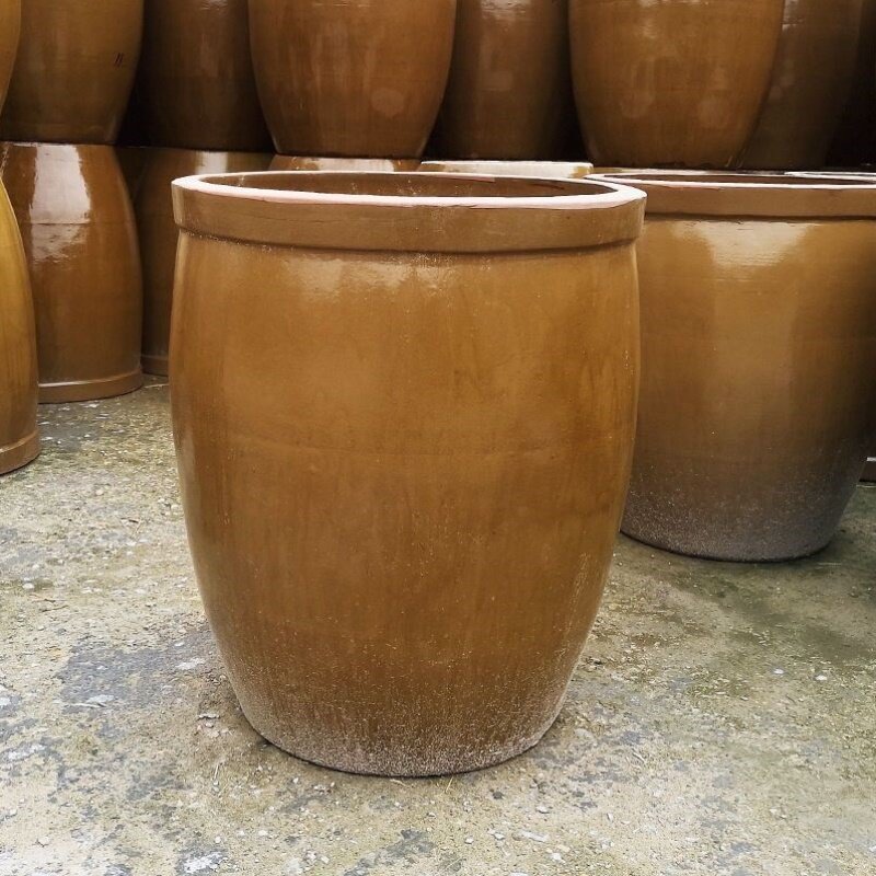 老式加厚水缸陶瓷腌菜缸酿酒缸大缸庭院米缸酱油缸庭院咸菜缸家用