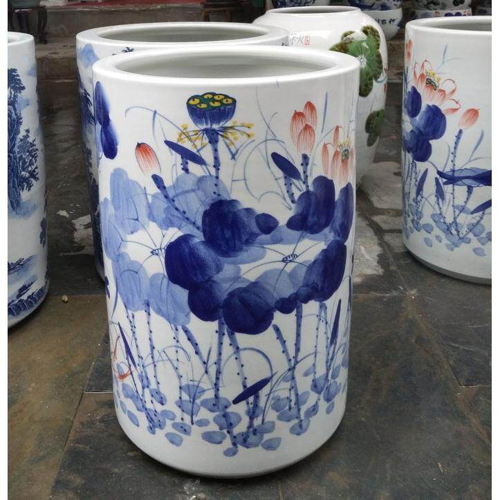 景德镇陶瓷器花瓶字画缸
