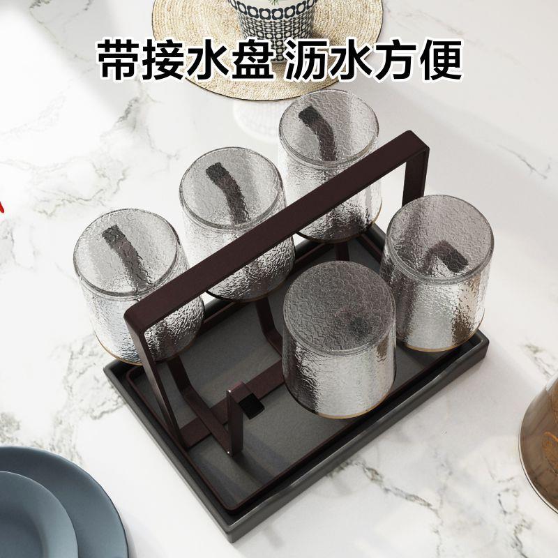 杯子沥水架带托盘家用倒