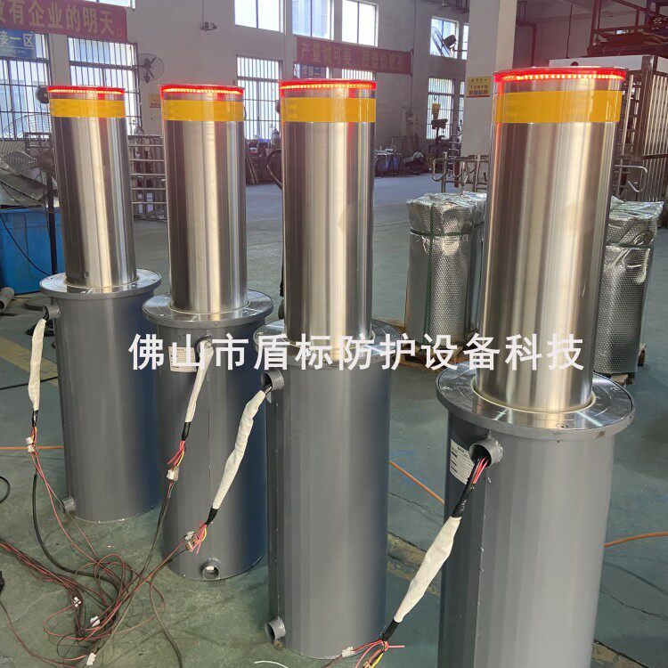 现货供应学校大门智能防撞柱隐形全自动防撞路桩不锈钢升降车档