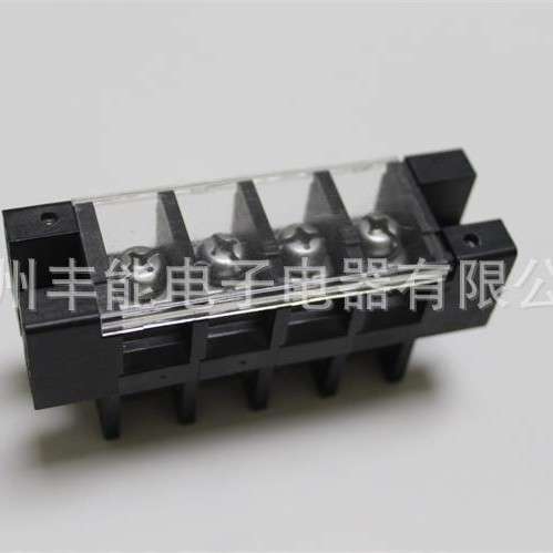 HOPPY贯通式端子 带盖栅栏式接线端子台T4050 600V75A 间距16mm