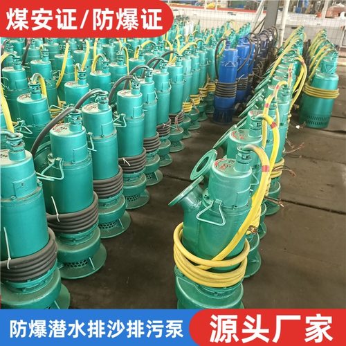 煤矿井下排污泵 BQS200-60-55KW BQS矿用隔爆型潜水排沙电泵