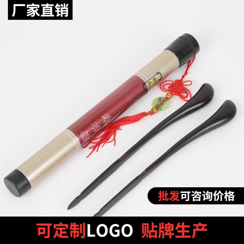 扬琴琴锤 扬琴练功槌 大号扬琴练功锤 优质黑檀木打磨小鸟型 配筒