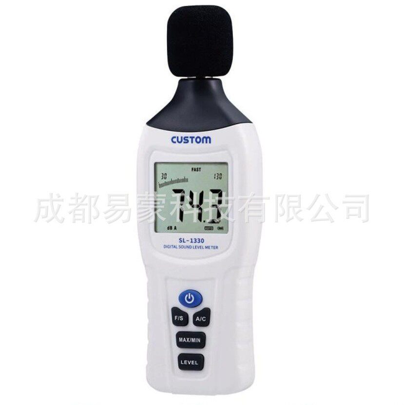 日本东洋CUSTOM数字声级计SL-1330原装进口31.5Hz至8kHz