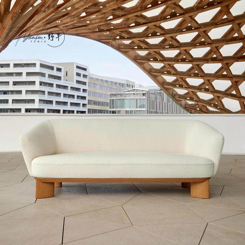 北欧实木布艺沙发小户型客厅日式简约现代设计师创意单人双三人位