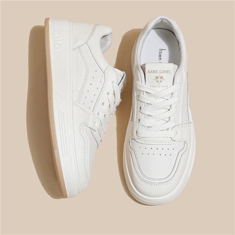 【甄选推荐】小白板鞋女厚底新款