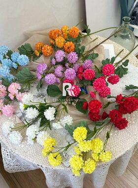 跨境仿真花手1AL-14582花头雪球绣球花婚庆舞台背景饰插花装家居