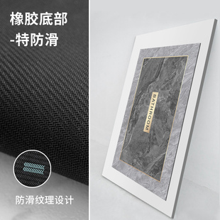 厨房地垫防滑防油脚垫家用防水耐脏垫子可擦免清洗硅藻泥吸水地垫