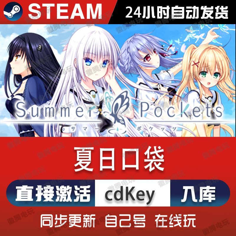 夏日口袋steam游戏cdkey激活码单机电脑游戏全球区兑换码入库玩pc