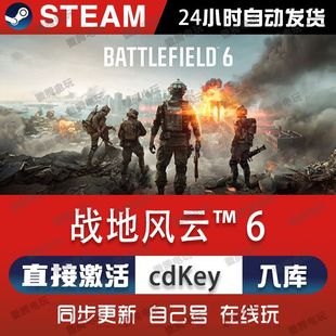 入库pc 单机电脑游戏全球区兑换码 战地风云6 steam游戏cdkey激活码