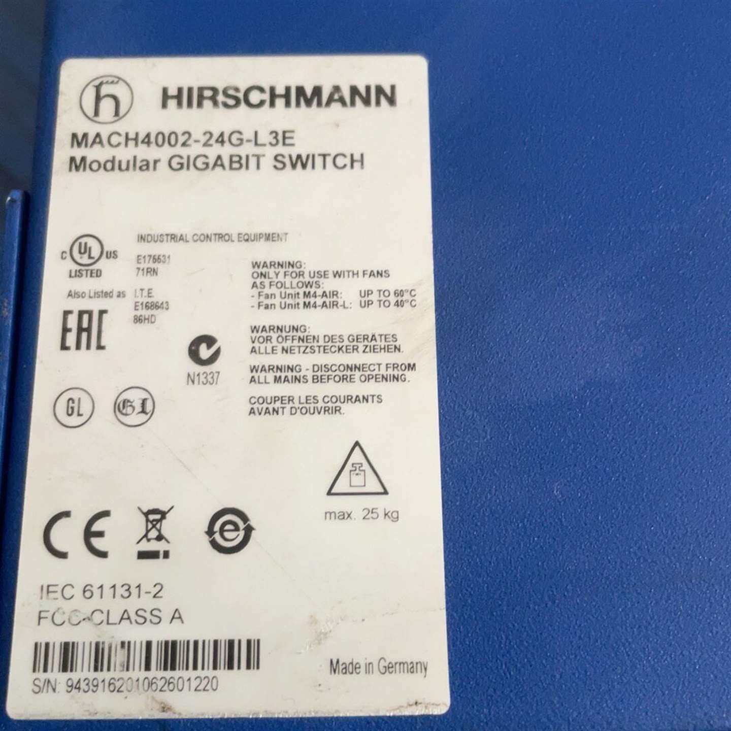 维修赫斯曼工业交换机 MACH其它元器件
