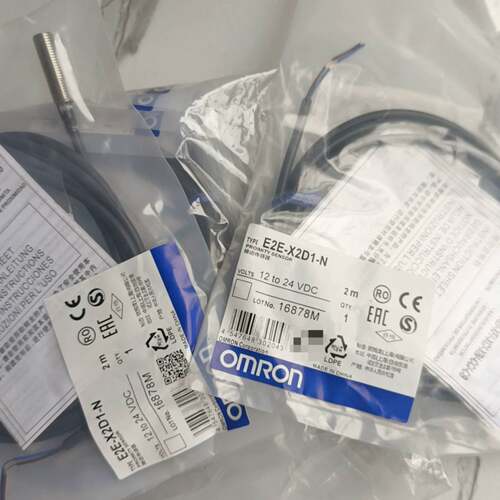 可维修未拆封的欧姆龙E2E-X2D1-N接近传感器，2米线长，议价