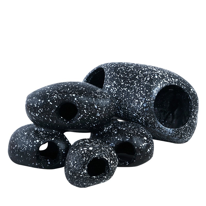 鱼缸躲避屋装饰造景小鱼躲避洞鱼虾六角恐龙鱼迷你鹦鹉鱼繁殖屋罐