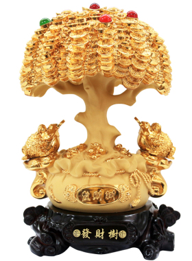 发财树摆件摇钱树新开店铺送礼收银台招财开业礼品实用大气装饰品
