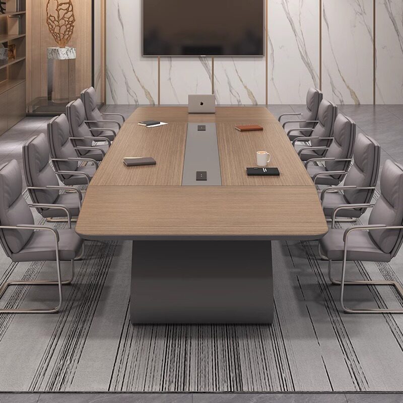 烤漆会议桌长桌简约现代桌椅组合办公室洽谈桌长条桌会议室培训桌