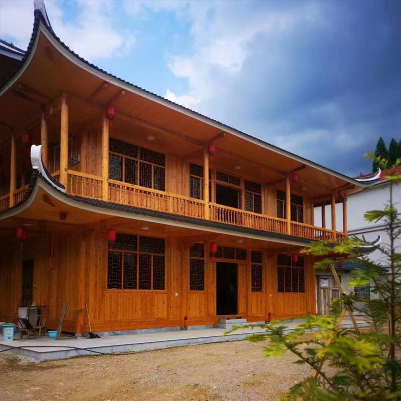 户外防腐木质售货岗亭民宿景区