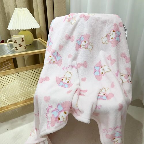 少女粉美乐蒂小毛毯多款卡通