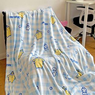 helloKitty冬季法兰绒毛毯卡通KT猫毯子儿童多功能保暖盖毯