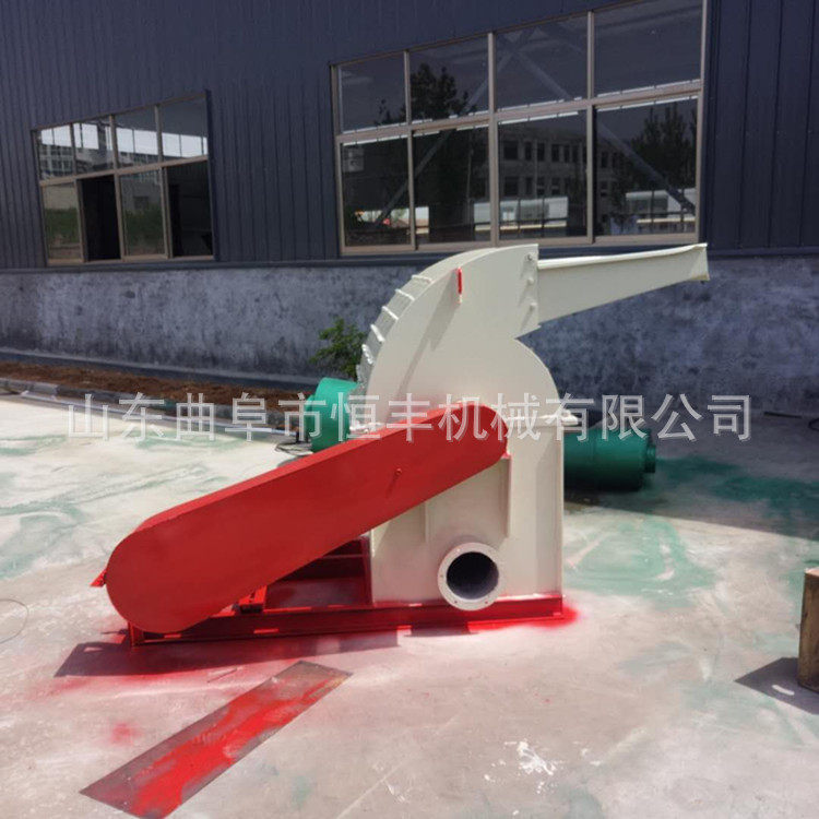 潍坊木材粉碎机双口两用木材下脚料粉碎机小型树枝木头削片机