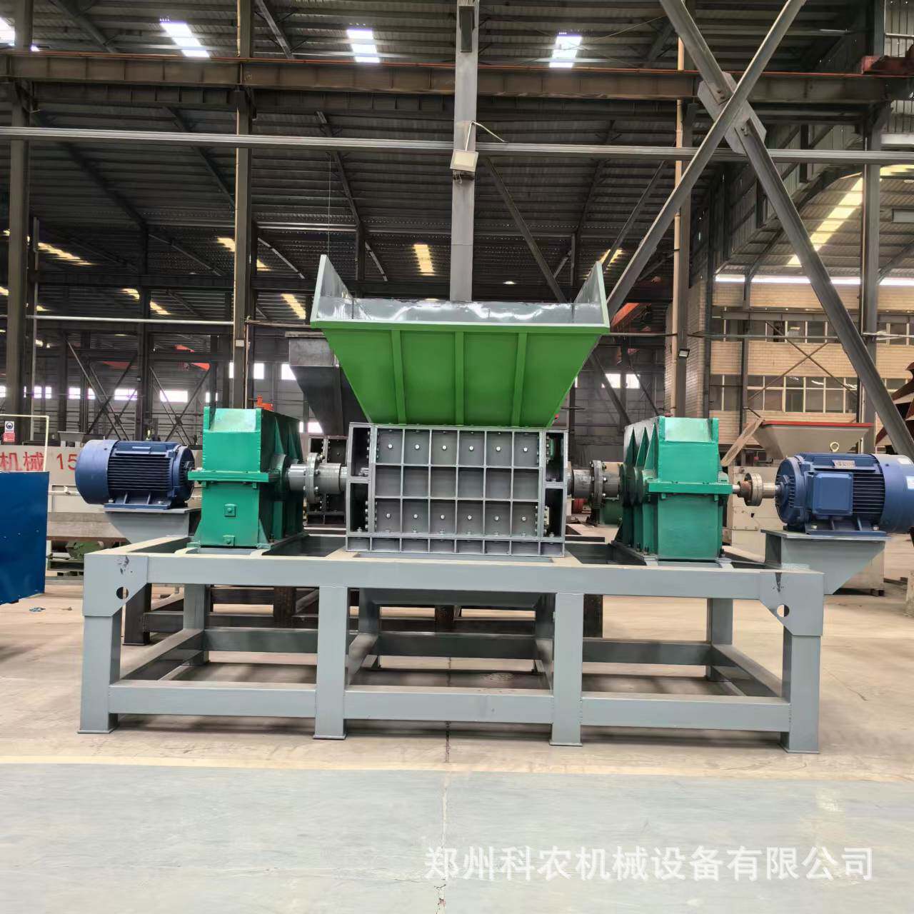 废旧衣物粉碎机吨包袋塑料 机头料双轴撕碎机经济耐用运输方便