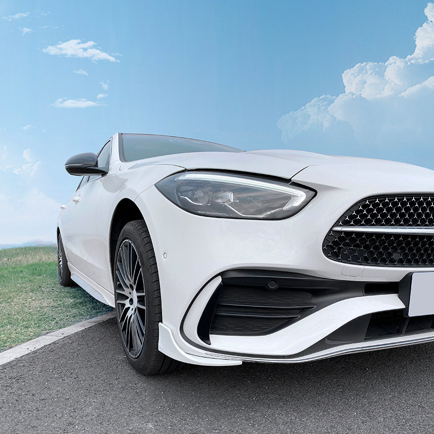 适用奔驰C级W206 AMG C200 C260 C43 Brabus巴博斯前包角车贴改装