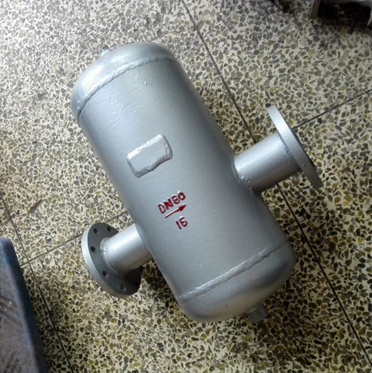 蒸汽法兰气水分离器AS高温锅炉汽水分离器圆桶式汽水分离器