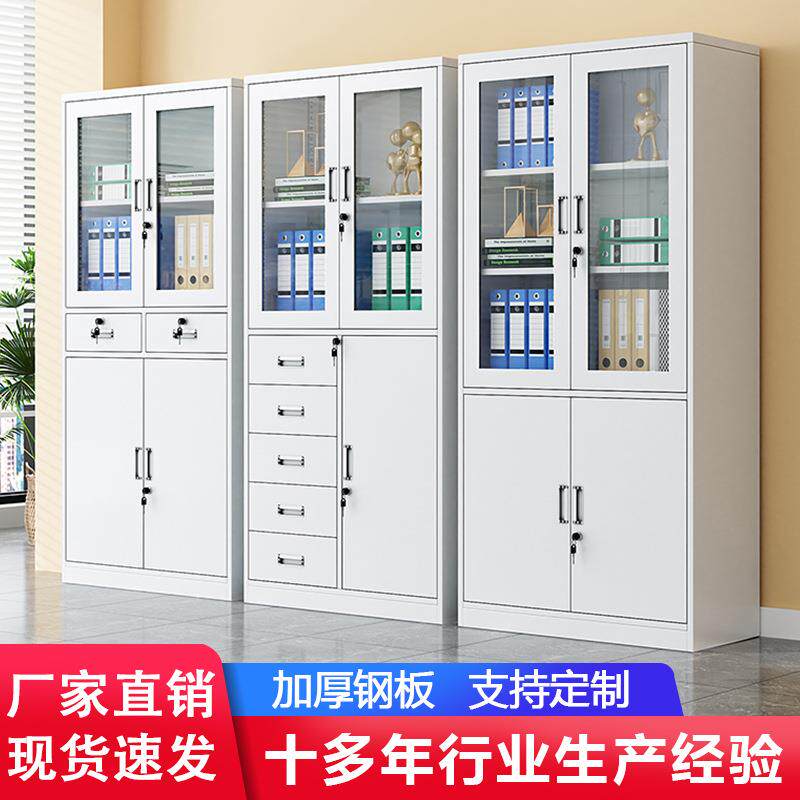 文件柜办公室铁皮柜凭证柜储物柜收纳铁皮矮柜财务室资料柜档案柜