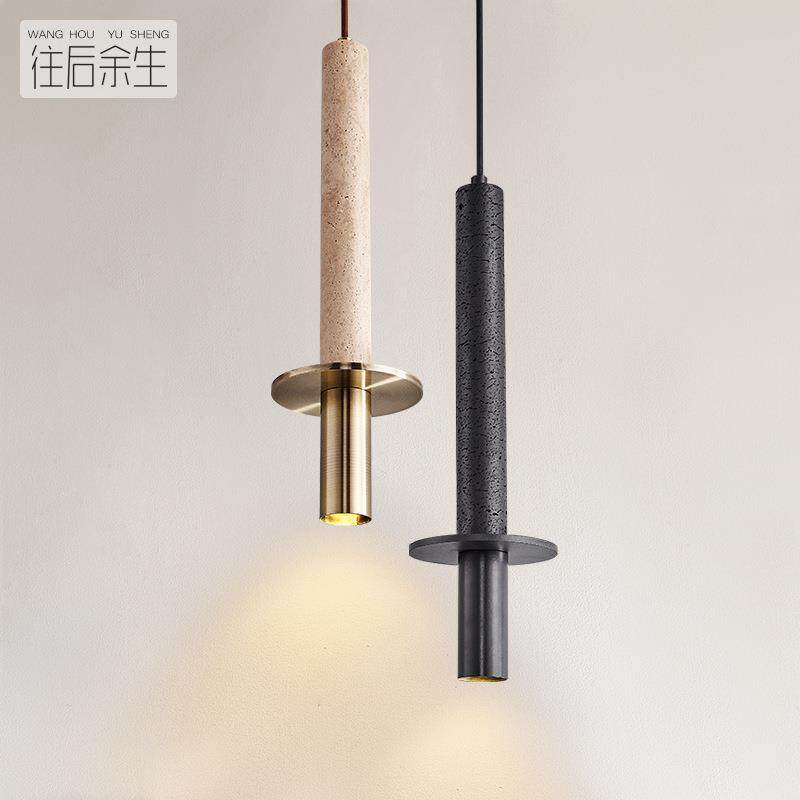 北欧现代简约卧室床头吊灯长线极简轻奢设计师后现代吧台餐厅灯具