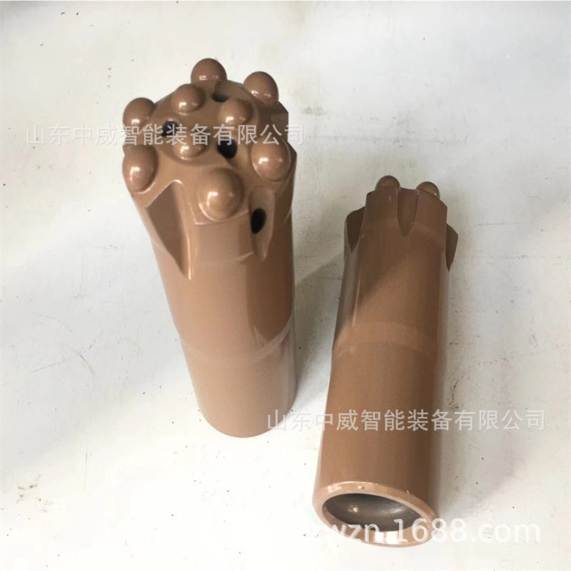 矿用液压台车凿岩钻头 高强度台车螺纹球齿钎头钎具 42型台车钻头