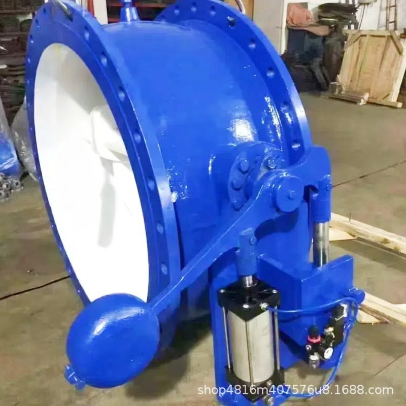 大口径HH47X/H47XF/HDH47X-10Q蝶式缓冲止回阀球墨铸铁法兰连接式